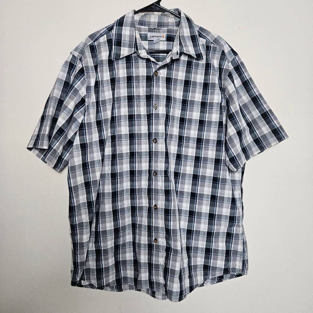 Carhartt Relaxed Fit Plaid Button Down